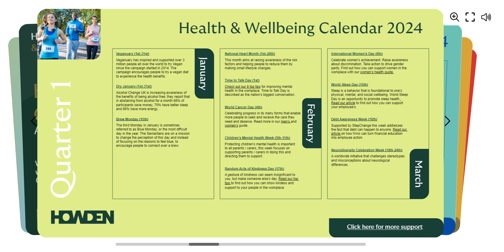 HEBW 2024 UK Wellbeing Calendar